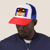 Casquette SuperQUEERO - Masque noir (En situation)