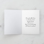 Casquette sur fauteuil en osier Carte de remerciem (Intérieur)