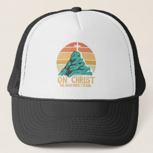 Casquette Sur le Christ le Rocher Solide je se tient