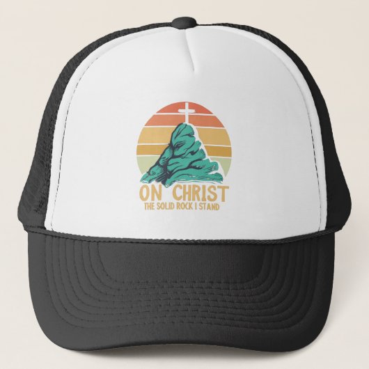 Casquette Sur le Christ le Rocher Solide je se tient (Devant)
