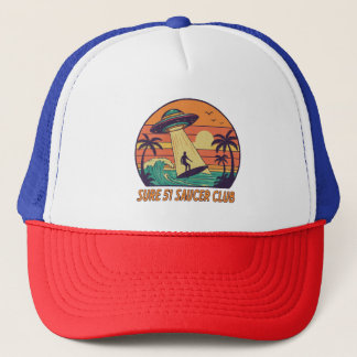 Casquette Sure 51 Saucer Club – Scène Rétro UFO Surf