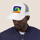 Casquette Surf arc-en-ciel (En situation)