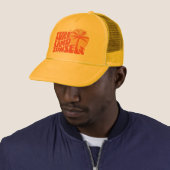 Casquette Surf Rétro Couchers de soleil Palm Tree Beach Vibe (En situation)
