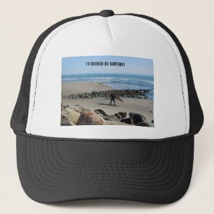 Casquette Surfer à la plage de Rincon, Ventura, CA
