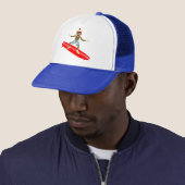 Casquette Surfer de singe de chaussette (En situation)