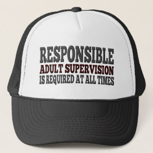 Casquette Surveillance d'adulte responsable requise