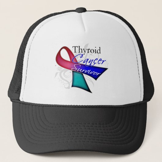 Casquette Survivant - Cancer du thyroïde (Devant)