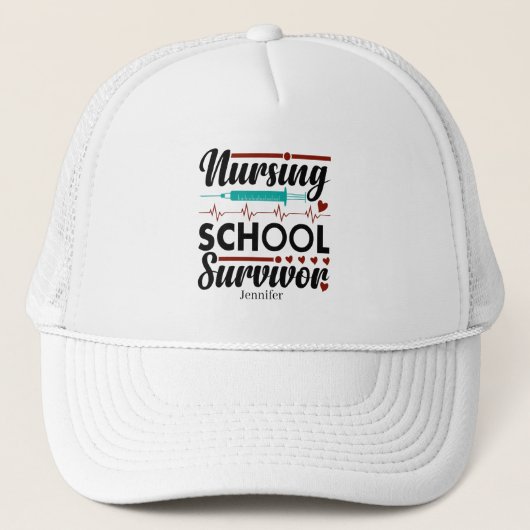 Casquette Survivant de l'école de soins infirmiers (Devant)