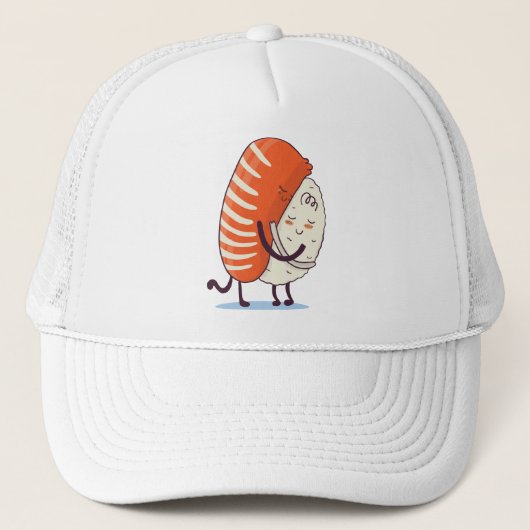 Casquette Sushi Hug Cute Kawaii Japanese (Devant)