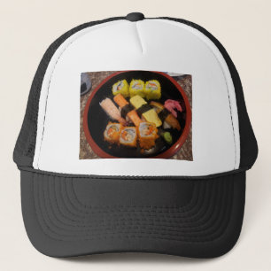 Casquette Sushi Raw Food Japonais Repas Délicieux Servi