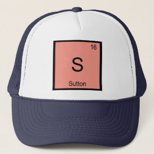 Casquette Sutton Nom Chimie Élément Tableau Périodique