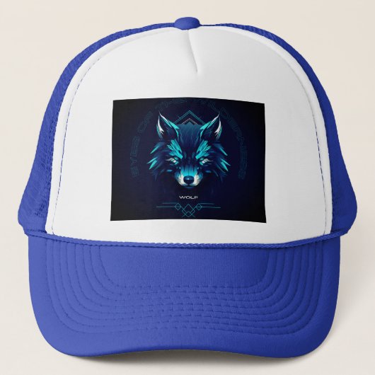 Casquette sweatshirt de conception de loup (Devant)