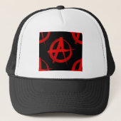 Casquette Symbole d'anarchie (Devant)