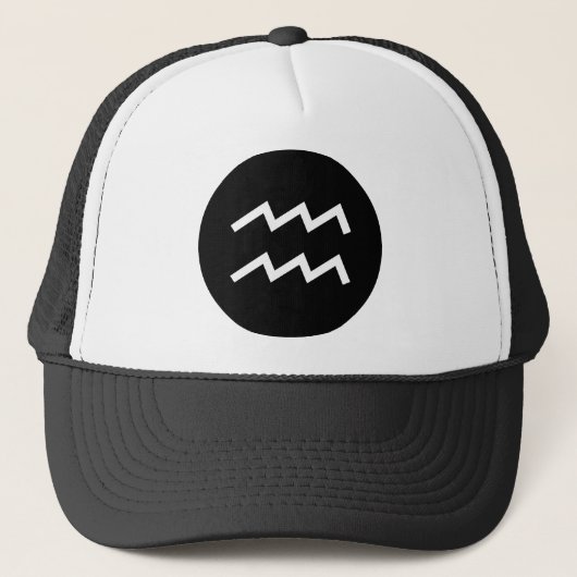 Casquette Symbole d'Aquarius (Devant)