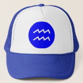 Casquette Symbole d'Aquarius (Devant)
