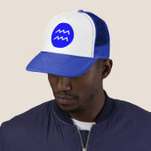Casquette Symbole d'Aquarius (En situation)
