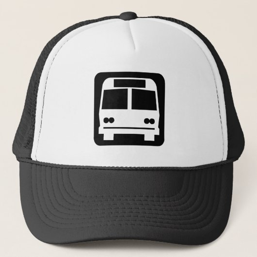 Casquette Symbole de bus - Noir (Devant)