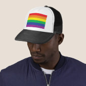 Casquette Symbole de drapeau de gay pride de liberté (En situation)