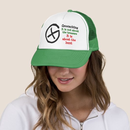 Casquette Symbole de Geocaching (En situation)