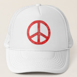 CASQUETTE SYMBOLE DE LA PAIX ROUGE DÉSORMAIS