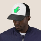 Casquette Symbole de main de fumier (En situation)