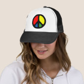 Casquette Symbole de paix Super hippy (En situation)