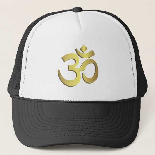 Casquette Symbole de yoga de l'OM (Aum) Namaste (Devant)