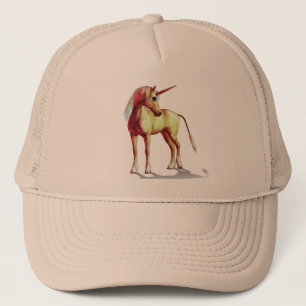 Casquette Symbole debout rose frais mignon de licorne de la