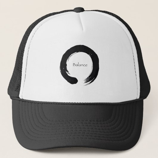 Casquette Symbole d'Enso d'infini - équilibre (Devant)