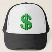 Casquette symbole dollar de $ (Devant)