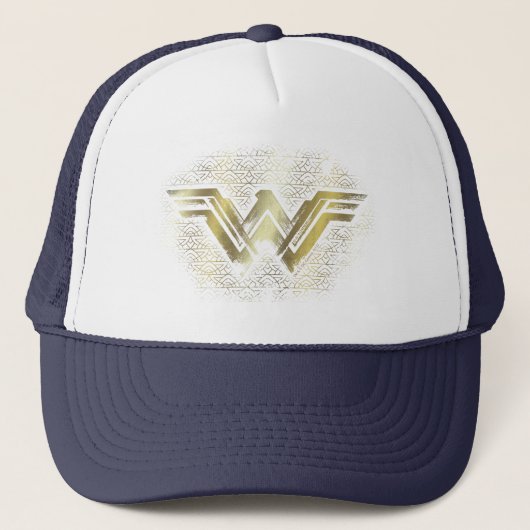Casquette Symbole d'or brossé Wonder Woman (Devant)