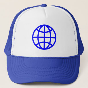 Casquette Symbole du monde - Bleu