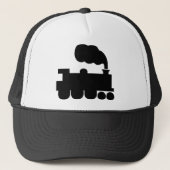 Casquette Symbole du train à vapeur - Noir (Devant)