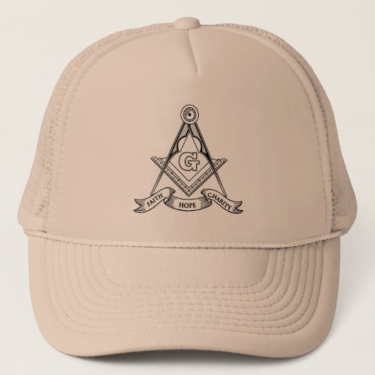 Casquette Symbole franc-maçonnerie (Devant)