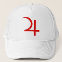 Symbole Jupiter de la planète (rouge)