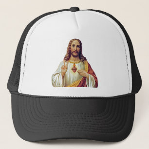 Casquette Symbole Sacré-Coeur de Paix de Jésus Portrait