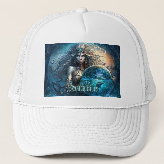 Casquette SYMBOLE Zodiaque Aquarius (Devant)