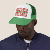 Casquette Symboles de Noël (En situation)