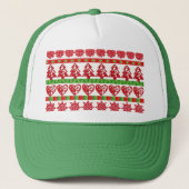 Casquette Symboles de Noël (Devant)