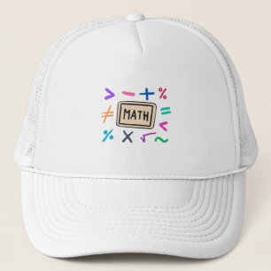 Casquette Symboles mathématiques pour les élèves et les pare