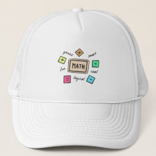 Casquette Symboles mathématiques pour les élèves et les pare