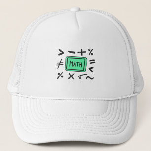Casquette Symboles mathématiques pour les élèves et les pare