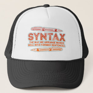 Casquette Syntaxe Funky Structure de la phrase Grammaire
