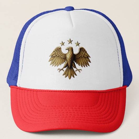 Casquette Syrian Modern Identity Eagle Emblem T-Shirt (Devant)