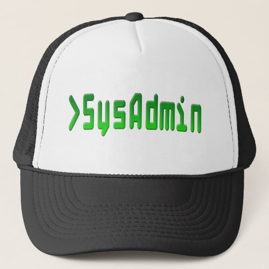 Casquette SysAdmin (Devant)