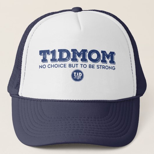 Casquette "T1dMom fort" (marine) (Devant)