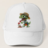 Casquette T-Rex Jardinier Zombie (Devant)