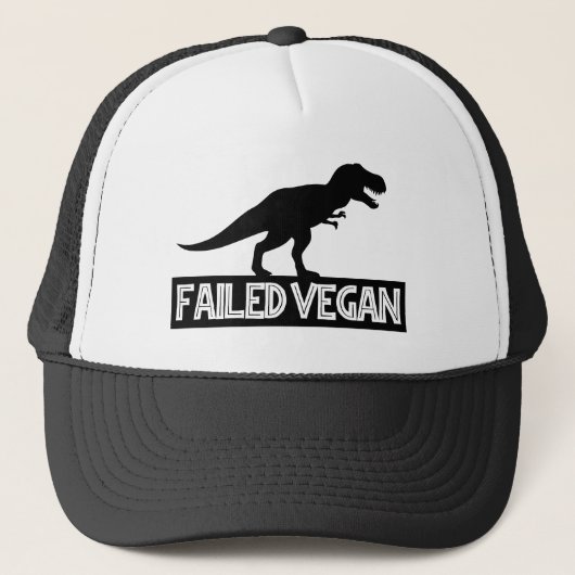 Casquette T-Rex Vegan ayant échoué (Devant)