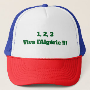 Casquette T-shirt 1, 2, 3 Viva l'Algérie