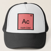 T-Shirt Ac - Symbole Élément Chimie Cidre de Pomme